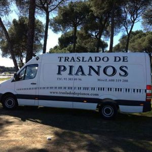 Transportes Rabanal vehículo de traslado de pianos